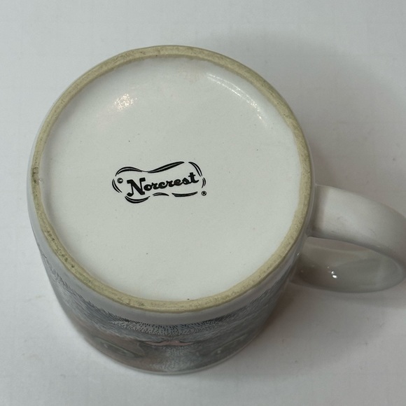 Vintage Norcrest Cat Face Ceramic 10oz Mug Unique HTF - Picture 2 of 6